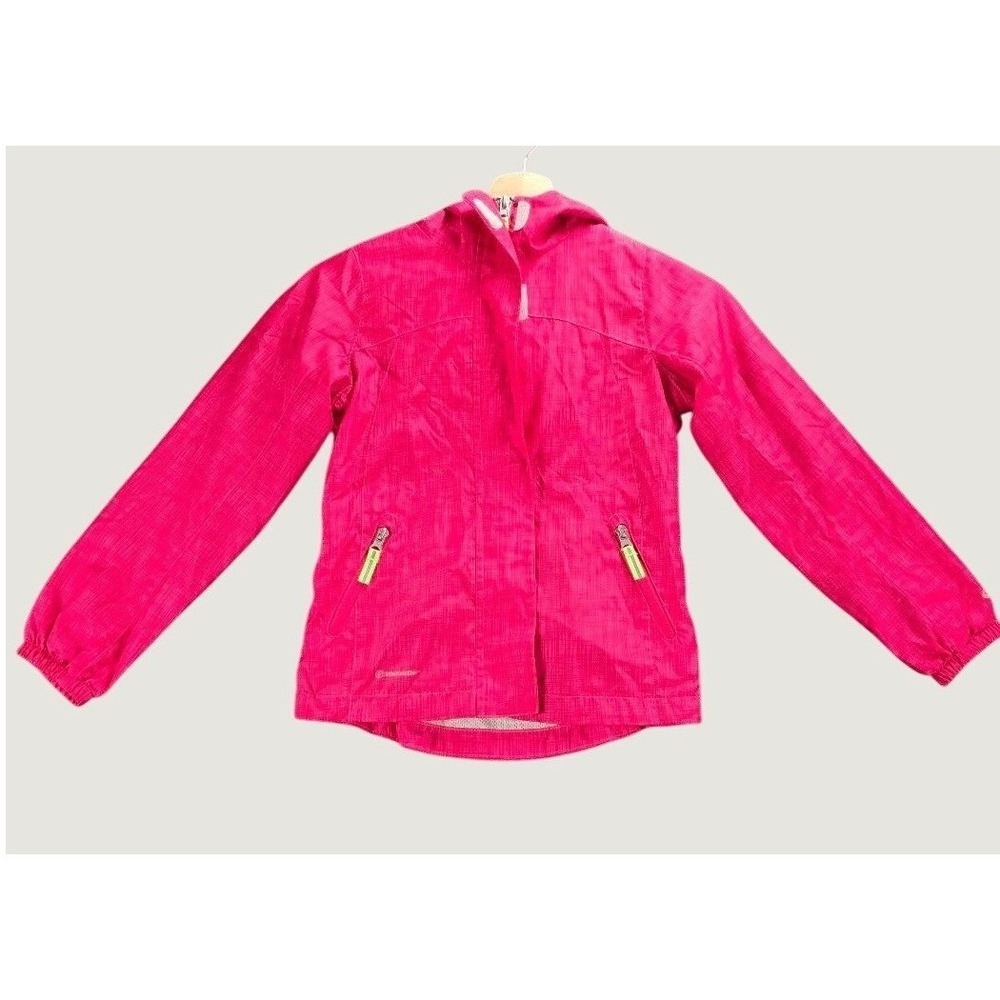 C9 by Champion Rain Jacket Kids Size S 6-6X Pink Great VentureDry Hooded